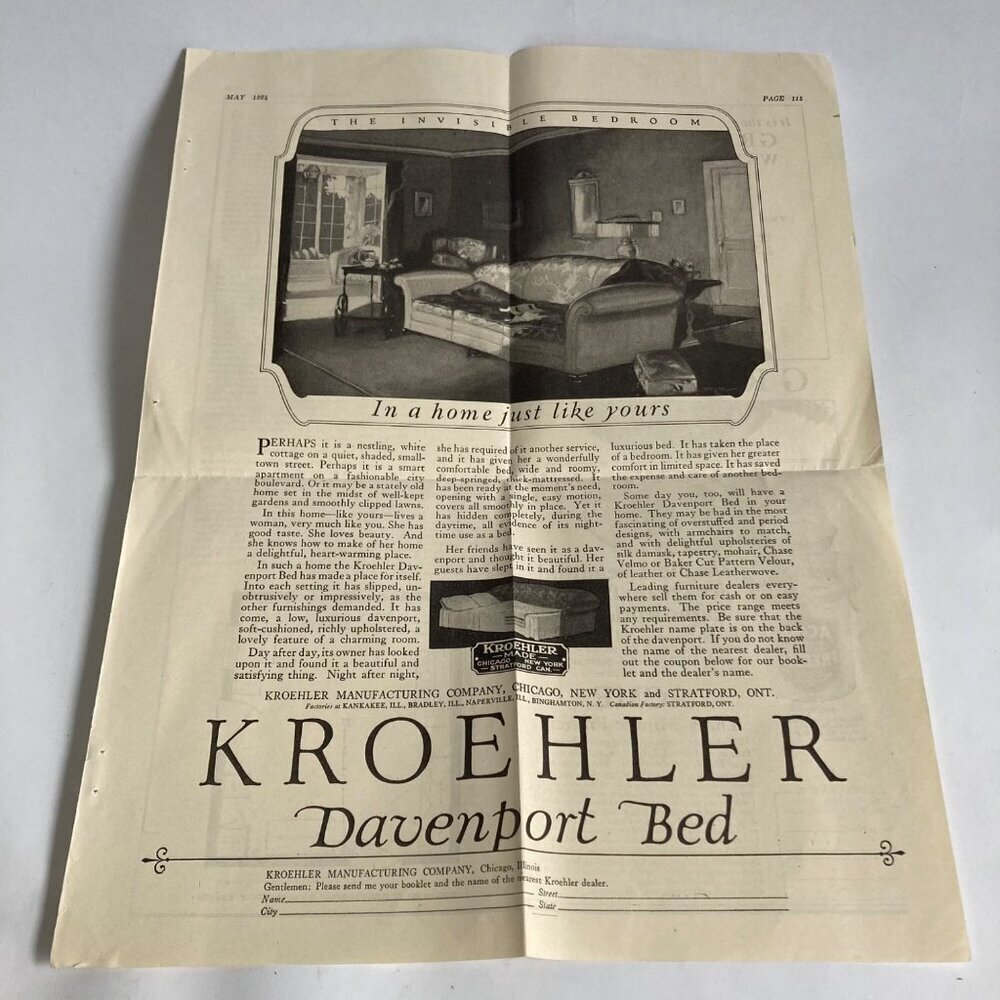 Antique 1924 Griswold Waffle Iron Newspaper Advertisement Ad Vintage - Picture 4 of 4